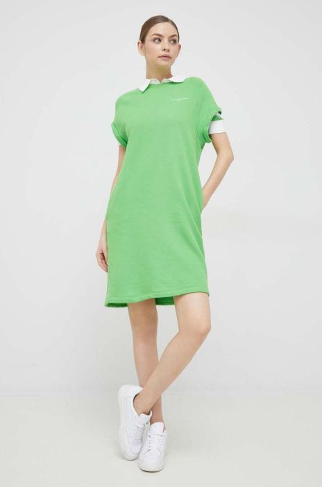 Сукня Tommy Hilfiger колір зелений mini пряма