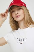 Сукня Tommy Jeans колір бежевий mini облягаюча (2980471)