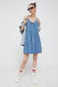 Джинсова сукня Tommy Jeans mini розкльошена колір блакитний (3015186)