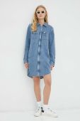 Джинсова сукня Lee mini пряма колір блакитний (3117747)