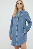Джинсова сукня Lee mini пряма колір блакитний (3117747)