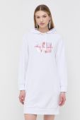 Сукня Armani Exchange колір білий mini oversize