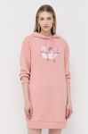 Сукня Armani Exchange колір помаранчевий mini oversize