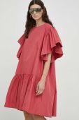 Сукня MMC STUDIO колір рожевий mini розкльошена