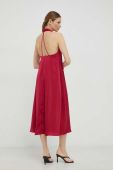 Сукня Samsoe Samsoe колір рожевий midi пряма (2990981)