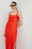 Сукня Samsoe Samsoe колір помаранчевий maxi пряма (3028858)