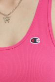 Сукня Champion колір рожевий midi облягаюча