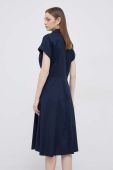 Сукня Lauren Ralph Lauren колір синій midi розкльошена (3148232)