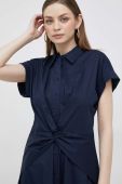 Сукня Lauren Ralph Lauren колір синій midi розкльошена (3148232)