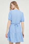 Сукня Protest mini розкльошена колір блакитний