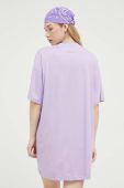 Бавовняна сукня Dickies колір фіолетовий mini oversize