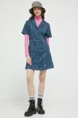 Сукня Dickies колір синій mini розкльошена