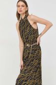 Сукня MICHAEL Michael Kors колір синій maxi розкльошена