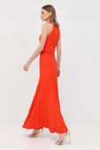Сукня MICHAEL Michael Kors колір помаранчевий maxi розкльошена