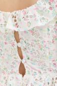 Сукня For Love & Lemons колір білий mini розкльошена (3275414)