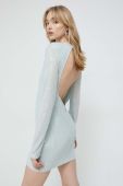 Сукня Rotate mini облягаюча колір блакитний (3106590)