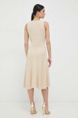 Сукня Morgan колір бежевий midi розкльошена (3058587)