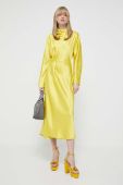 Сукня Stine Goya колір жовтий maxi пряма