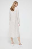 Сукня Stine Goya колір бежевий midi розкльошена