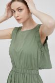 Сукня Deha колір зелений midi розкльошена (3136504)