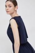 Сукня Deha колір синій midi розкльошена
