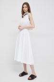 Сукня Deha колір білий midi розкльошена (3133012)