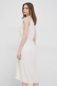 Сукня Deha колір бежевий midi пряма
