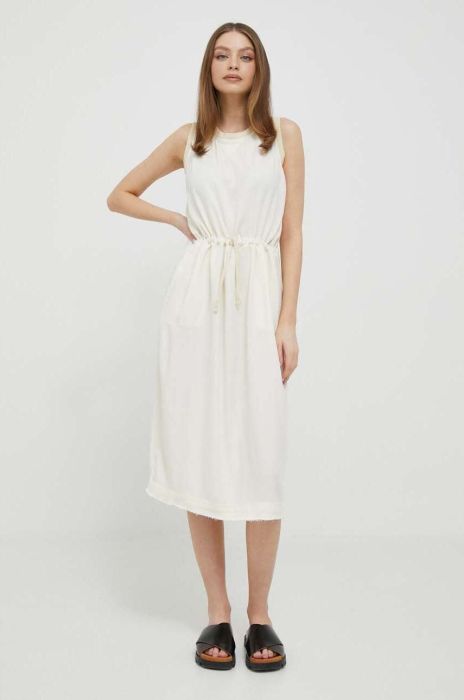 Сукня Deha колір бежевий mini пряма