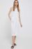 Сукня Deha колір білий midi пряма (3221243)