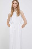 Сукня Deha колір білий midi пряма (3221243)