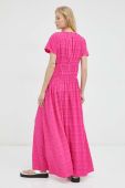 Сукня Lovechild Akia колір рожевий maxi розкльошена