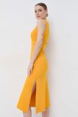 Сукня Patrizia Pepe колір помаранчевий midi облягаюча (3106623)