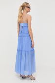 Сукня Patrizia Pepe maxi розкльошена колір блакитний (3205119)