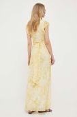 Сукня Patrizia Pepe колір жовтий maxi розкльошена