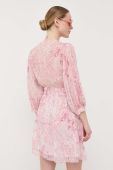 Сукня Patrizia Pepe колір рожевий mini розкльошена (3245433)