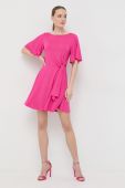 Сукня Patrizia Pepe колір рожевий mini розкльошена (3106688)