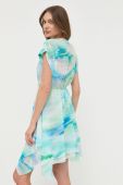 Сукня Patrizia Pepe колір бірюзовий mini розкльошена (3181952)