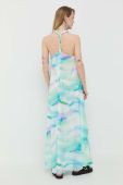 Сукня Patrizia Pepe колір бірюзовий maxi розкльошена (3254759)