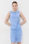 Сукня Patrizia Pepe mini облягаюча колір блакитний (3106707)