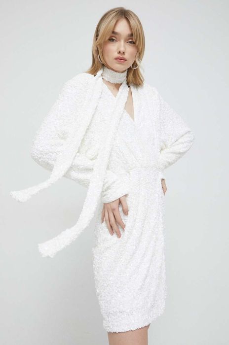 Весільна сукня Rotate колір білий mini пряма