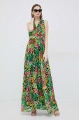 Сукня Artigli колір зелений maxi пряма