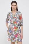 Сукня Artigli mini розкльошена колір барвистий (3159576)