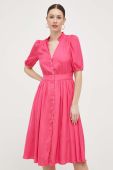 Сукня Morgan колір рожевий mini розкльошена (3221472)