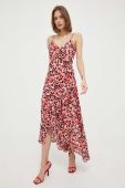 Сукня Morgan колір рожевий maxi розкльошена (3251266)