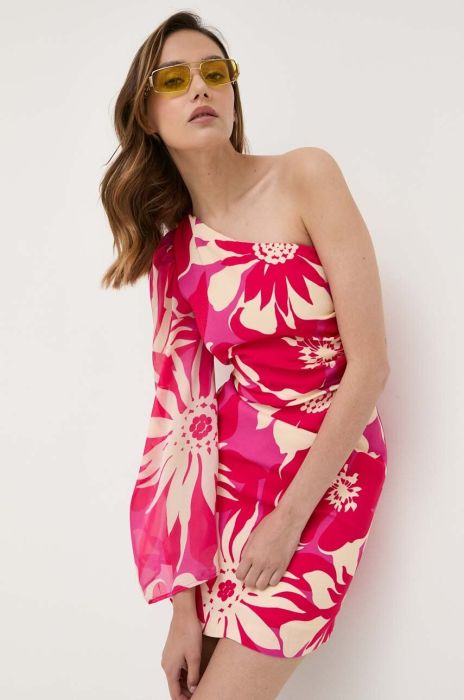 Сукня Morgan колір рожевий mini пряма (3285460)