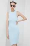 Сукня Sixth June mini облягаюча колір блакитний (3148278)