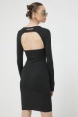 Сукня Sixth June колір чорний mini облягаюча (3140933)