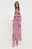 Сукня Morgan maxi розкльошена колір барвистий (3285517)