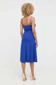 Сукня Morgan колір синій midi розкльошена (3329075)