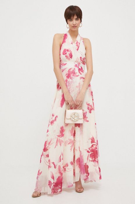 Сукня Artigli maxi розкльошена колір барвистий (3207878)